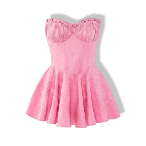 Nana Jacqueline Airina Dress (Pink) XS - Picture 2 of 8